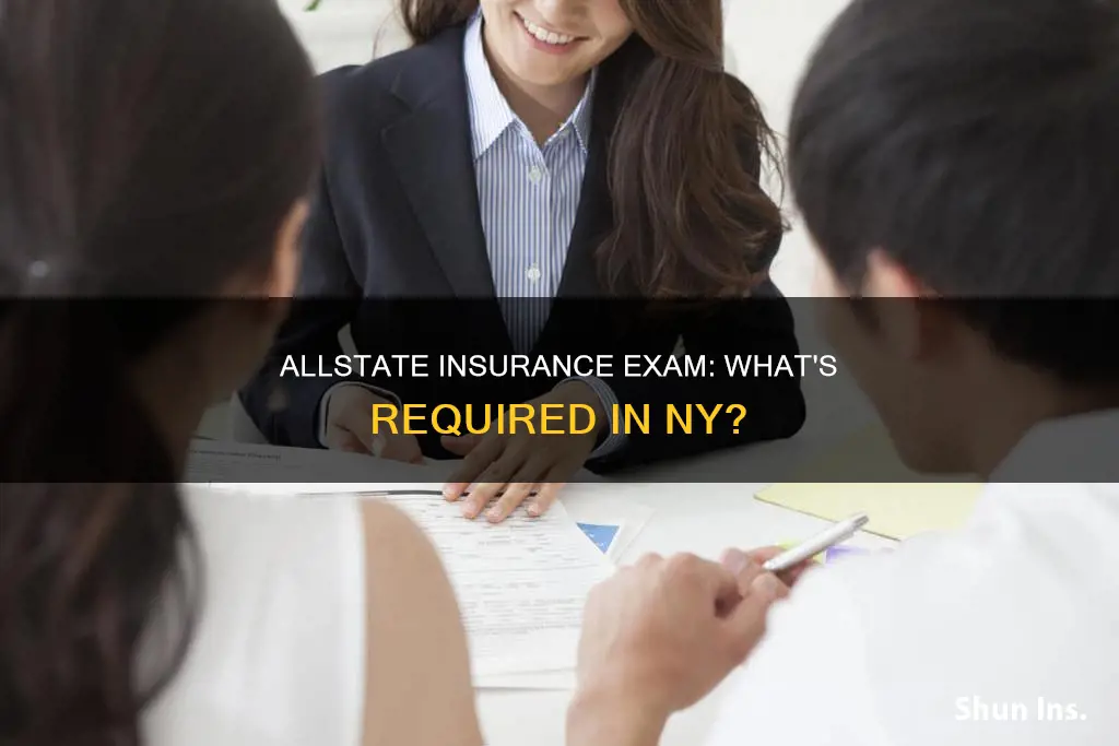what kind of allstate insurance exam in ny