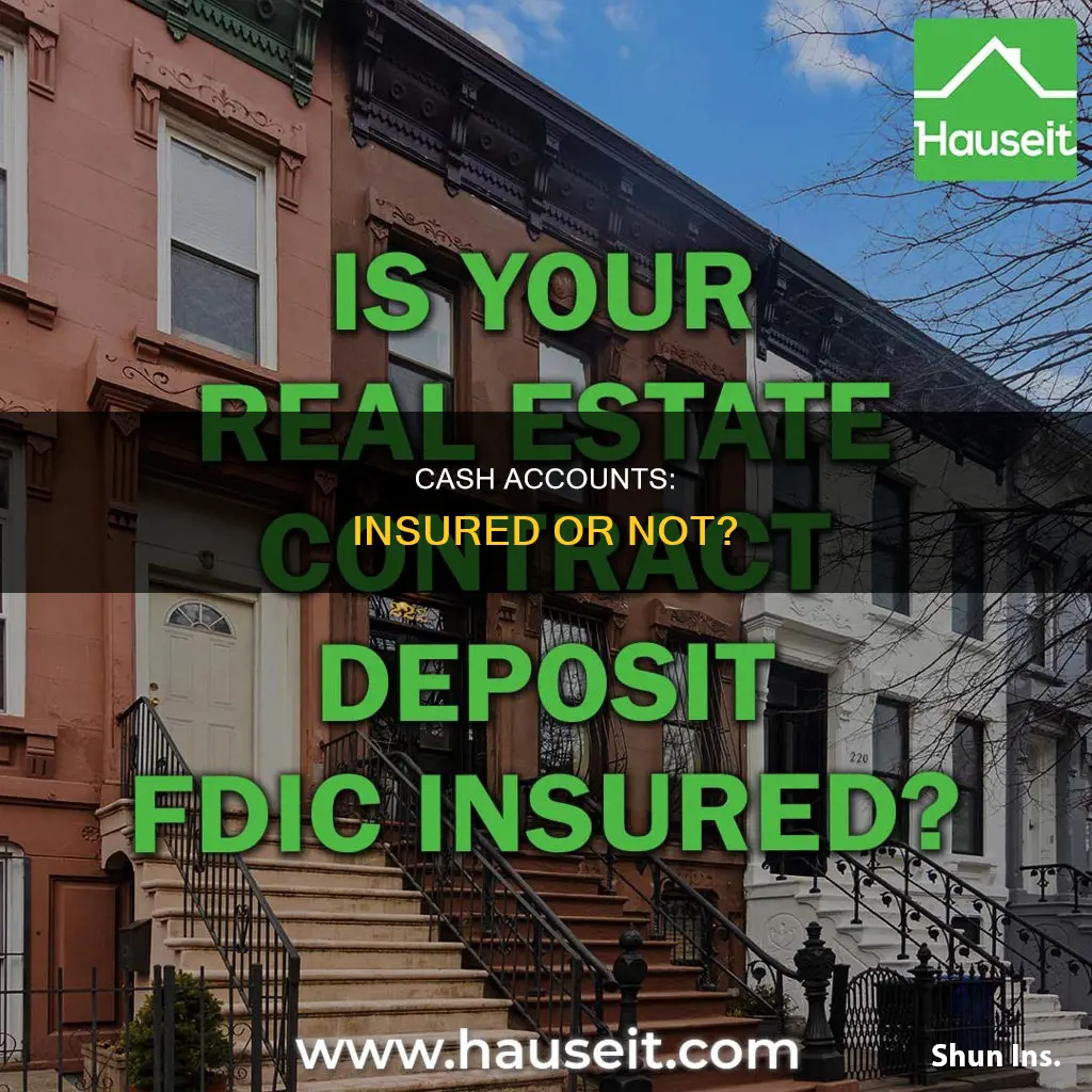 what kind of cash accounts are insured