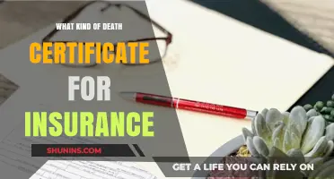 Death Certificates: Insurance Requirements and Details