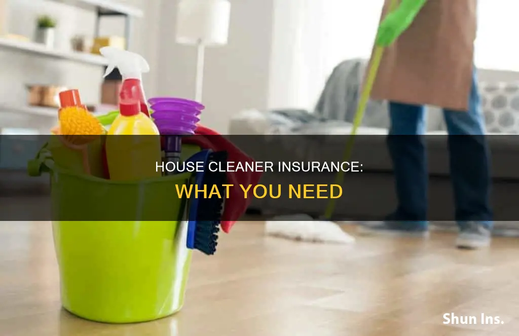 what kind of insurance should a house cleaner have