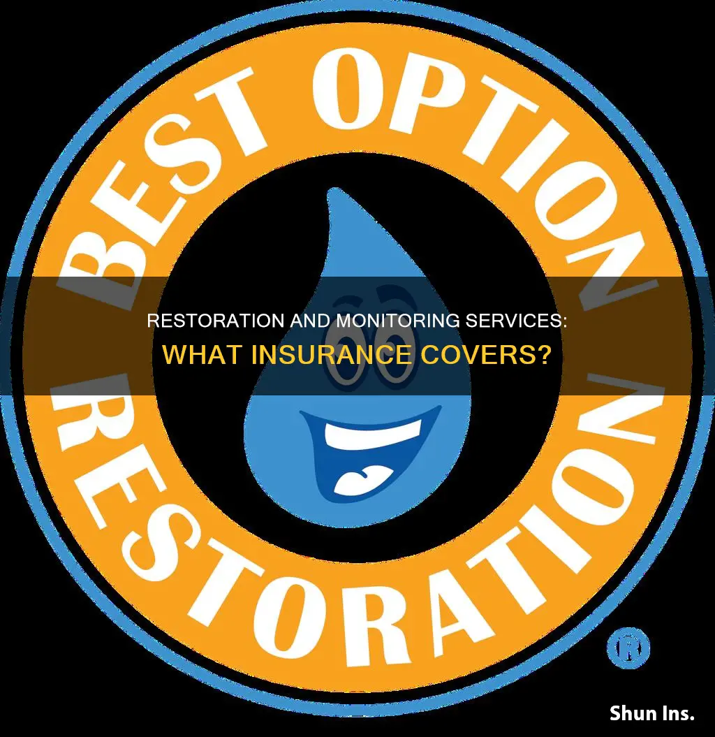 what kind of insurance sovers restoration and monitoring services