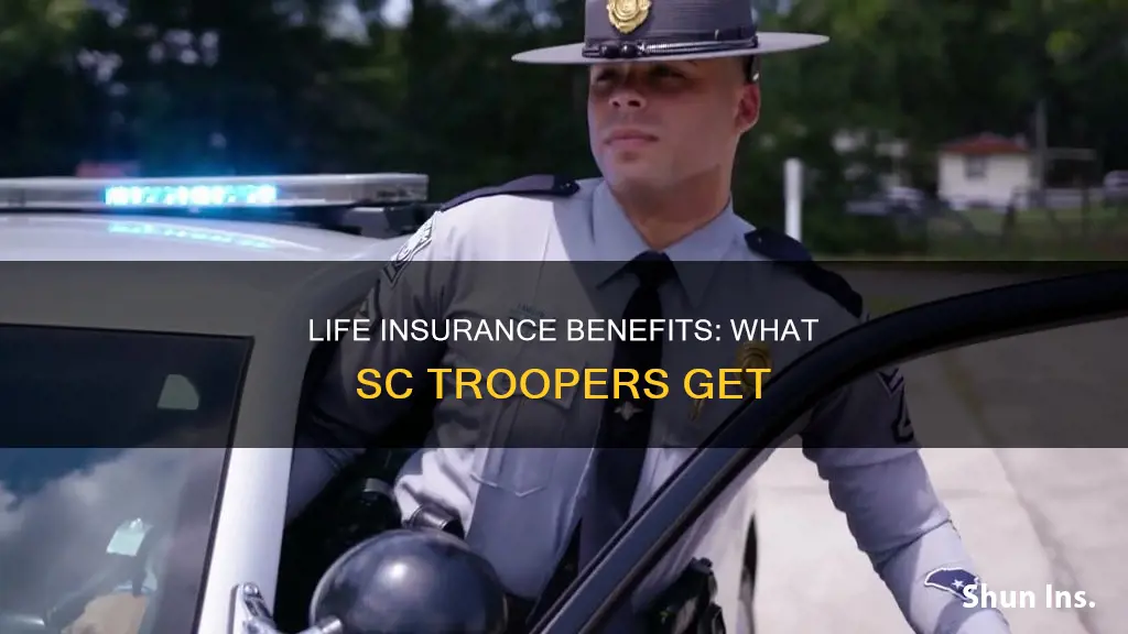 what kind of life insurance do sc statetroopers receive