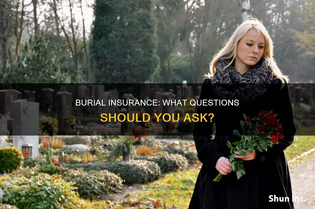 what kind of questions are on burial insurance