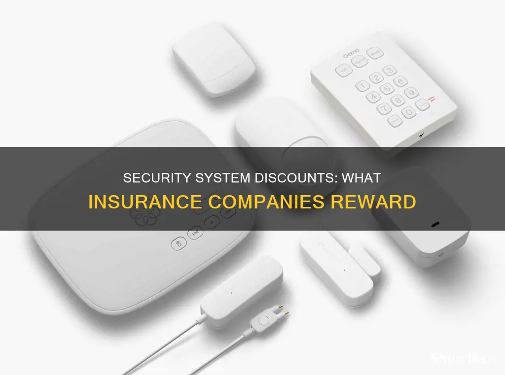 what kind of security systems does insurance discount for