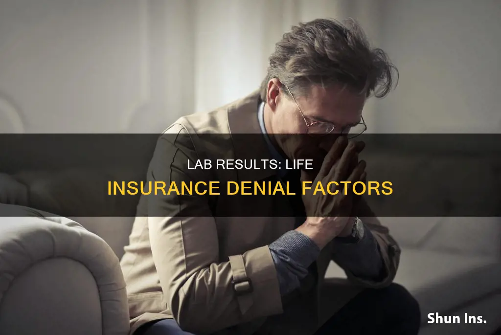 what lab result can cause life insurance denial