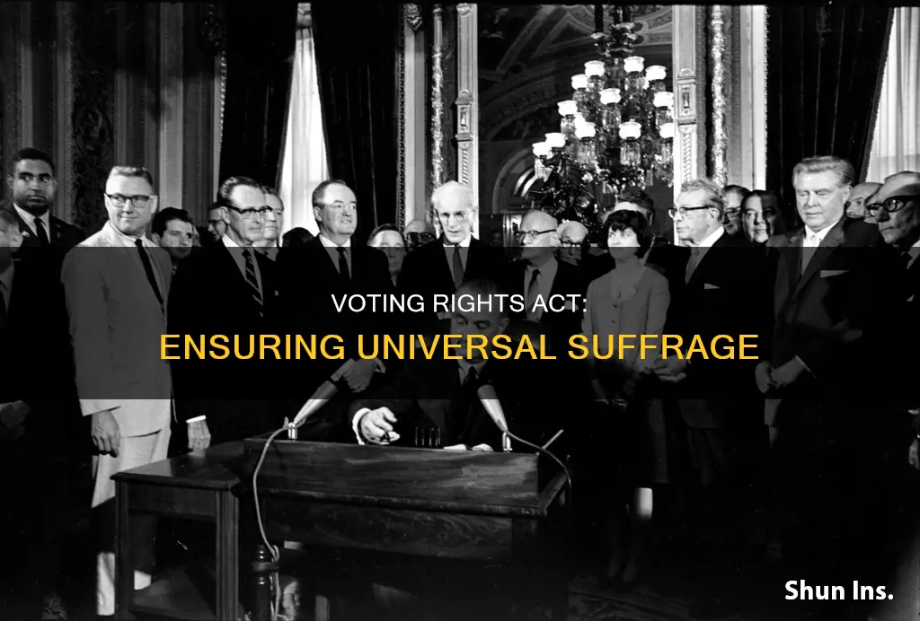 what law insures all people the right to vote