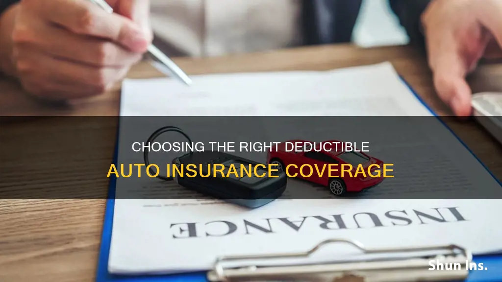 what level of deductible auto insurance