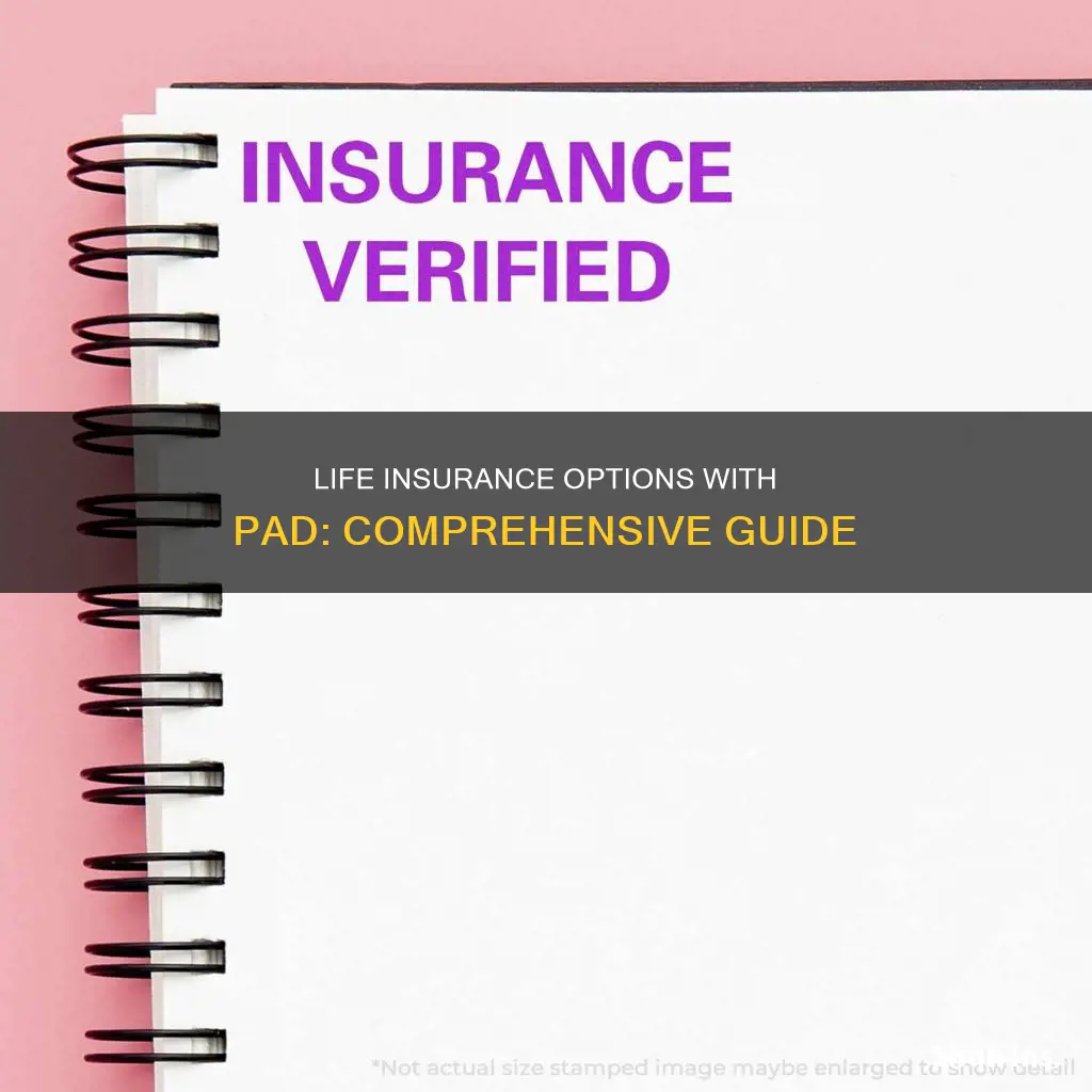 what life insurance can I get with pad