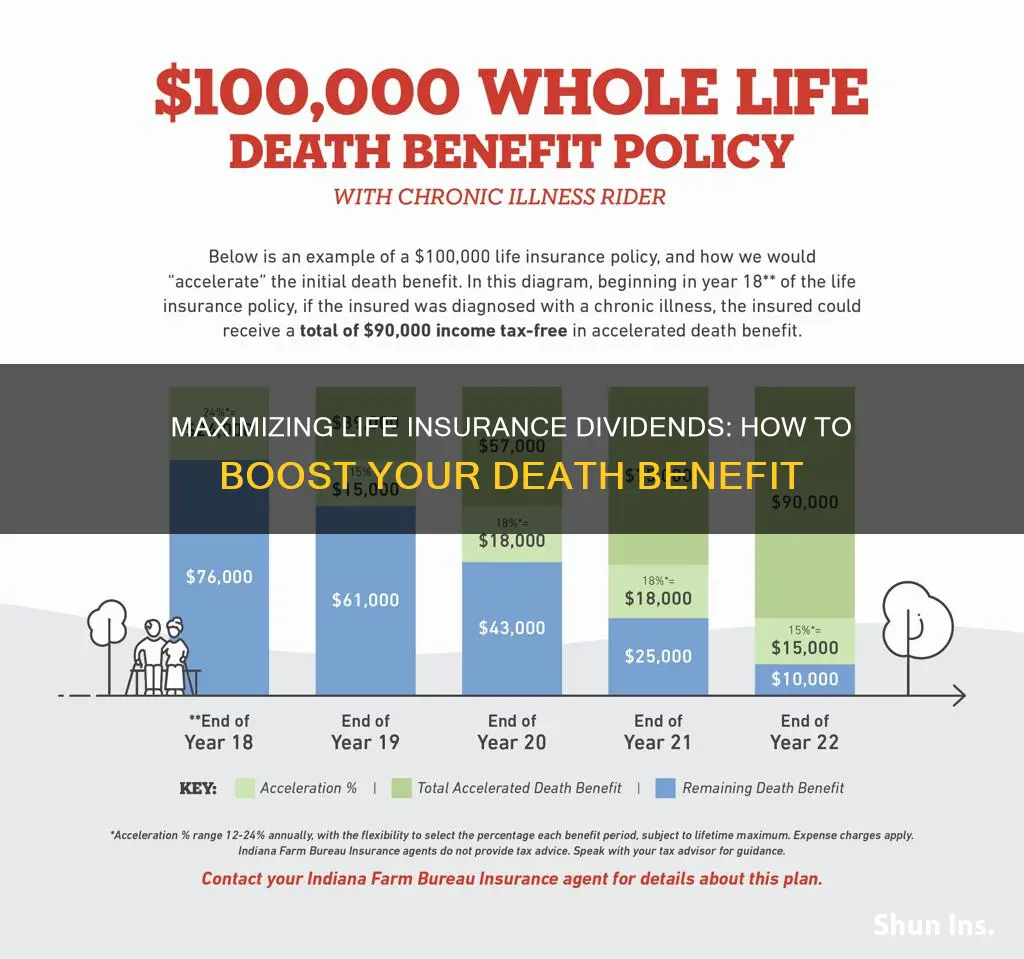 what life insurance dividend option increases the death benefit