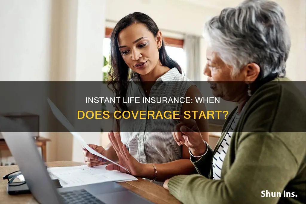 what life insurance starts immediately