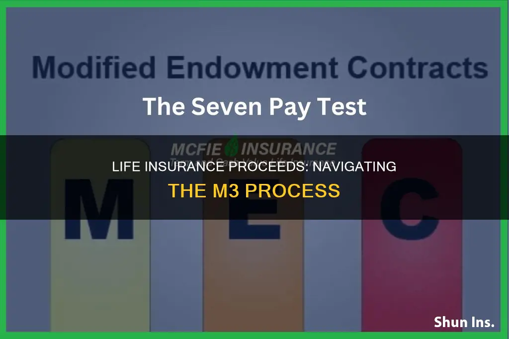 what line do life insurance proceeds go on the m3