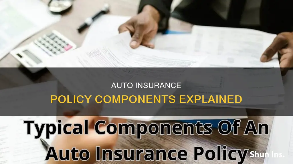 what makes up an auto insurance policy