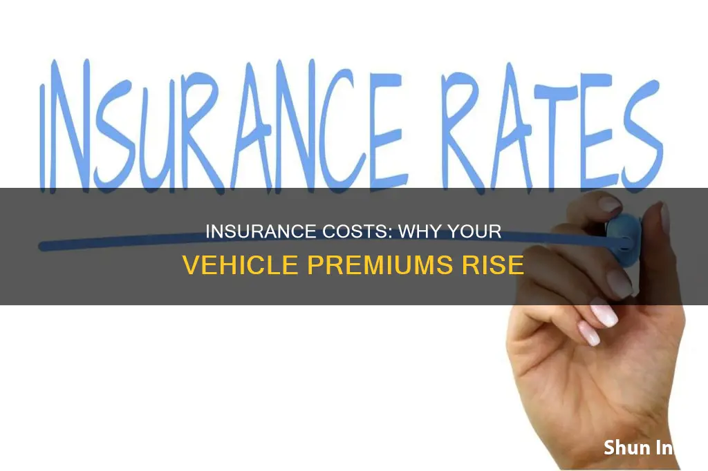 what makes vehicle insurance increase