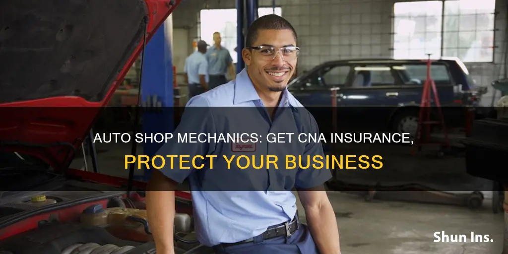 what mechanics auto shop get cna insurance