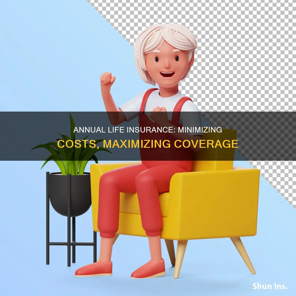 what mode for least amount per year life insurance