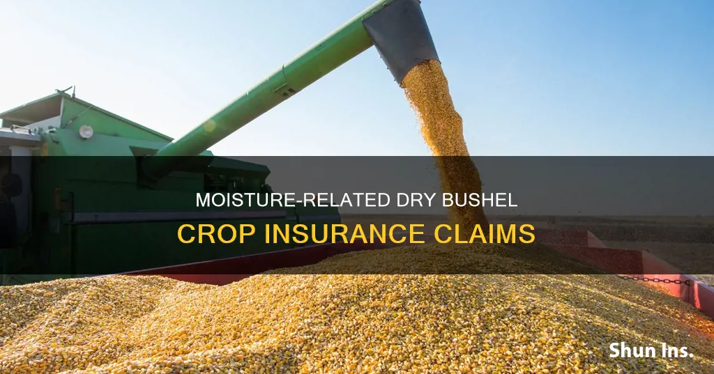 what moisture does crop insurance consider dry bushels