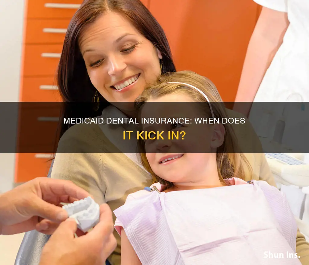 what month does medicaid start the dental insurance