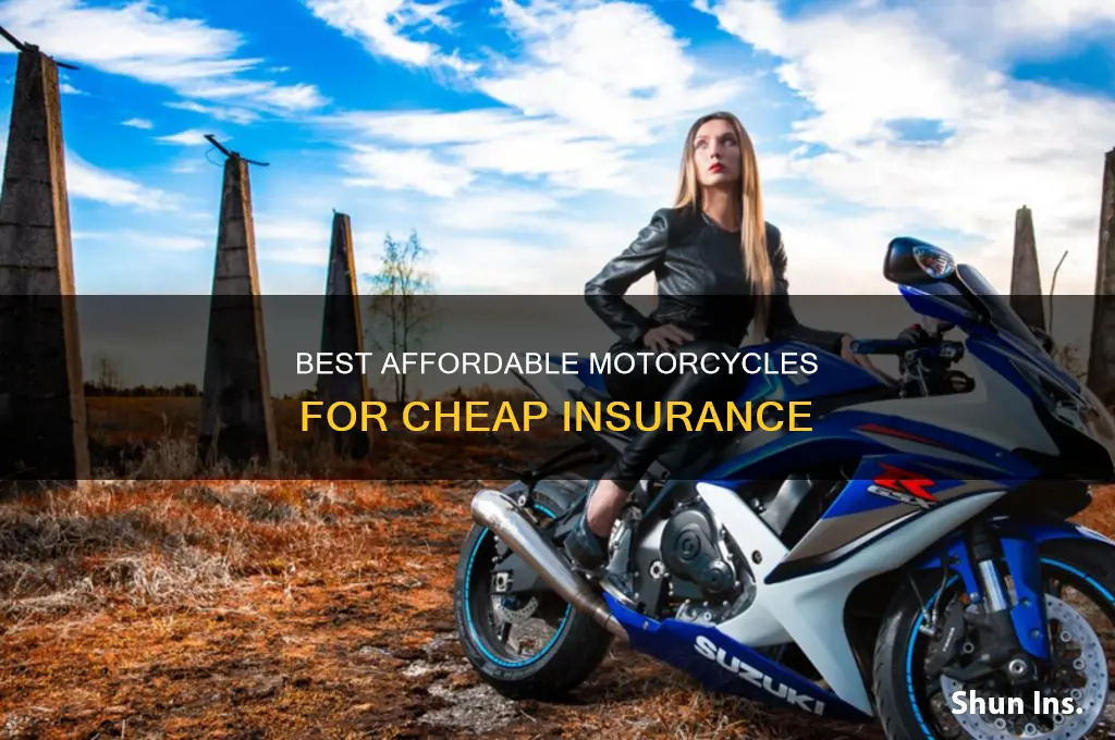 what motorcycles have the cheapest insurance