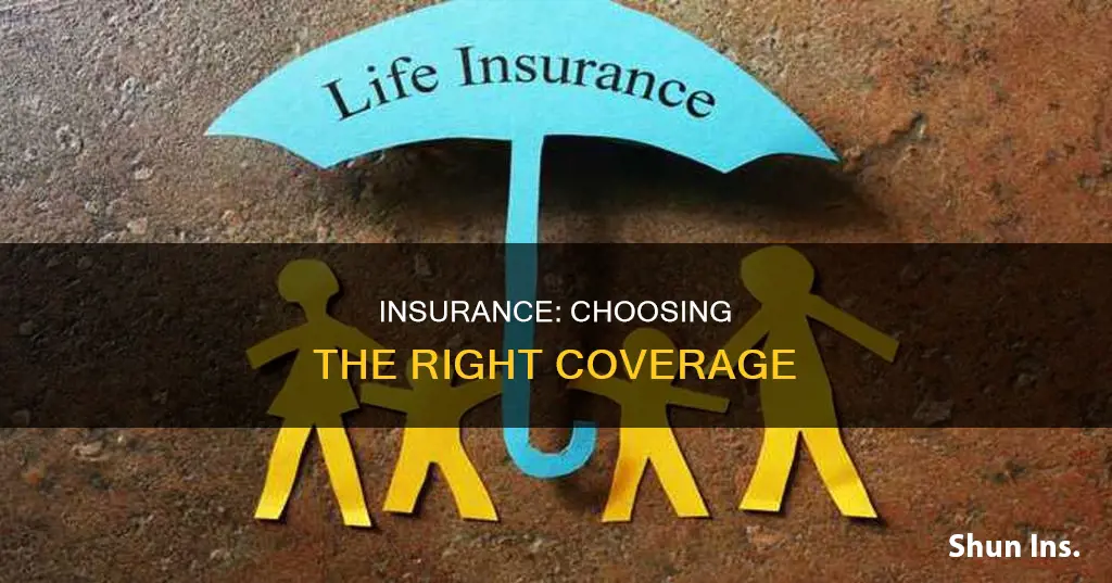 what must you consider when choosing insurance