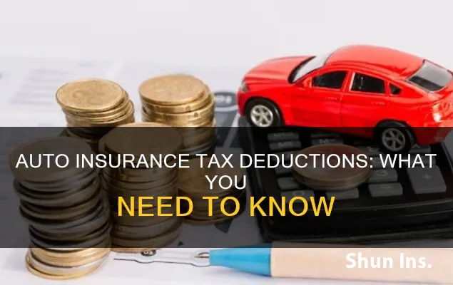 what part of auto insurance is tax deductible