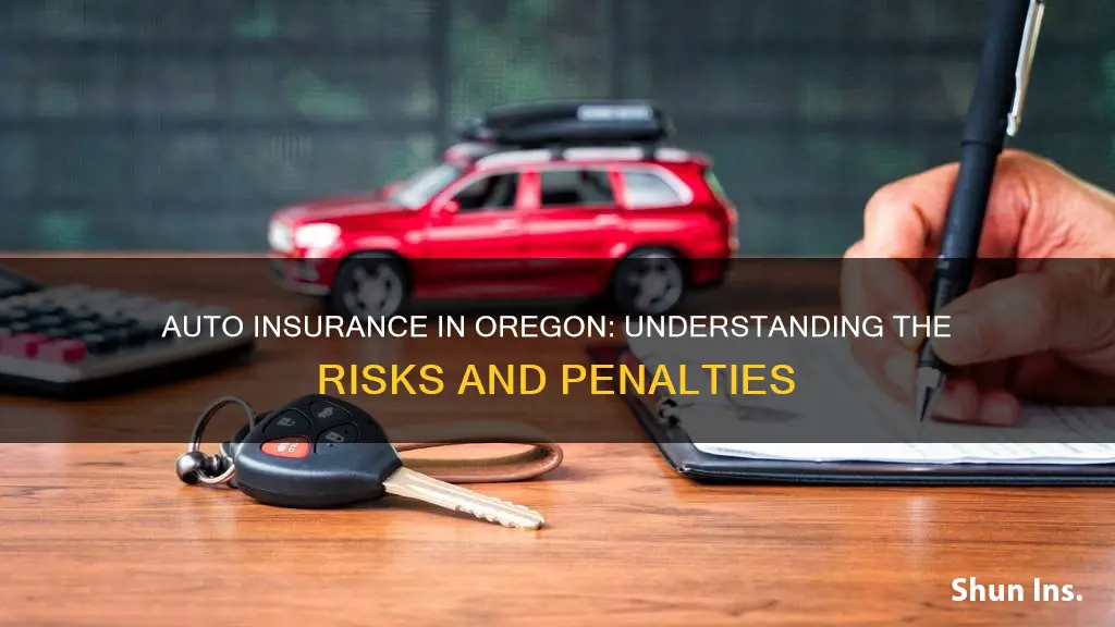 what penalty for failure to maintain auto insurance in oreogn