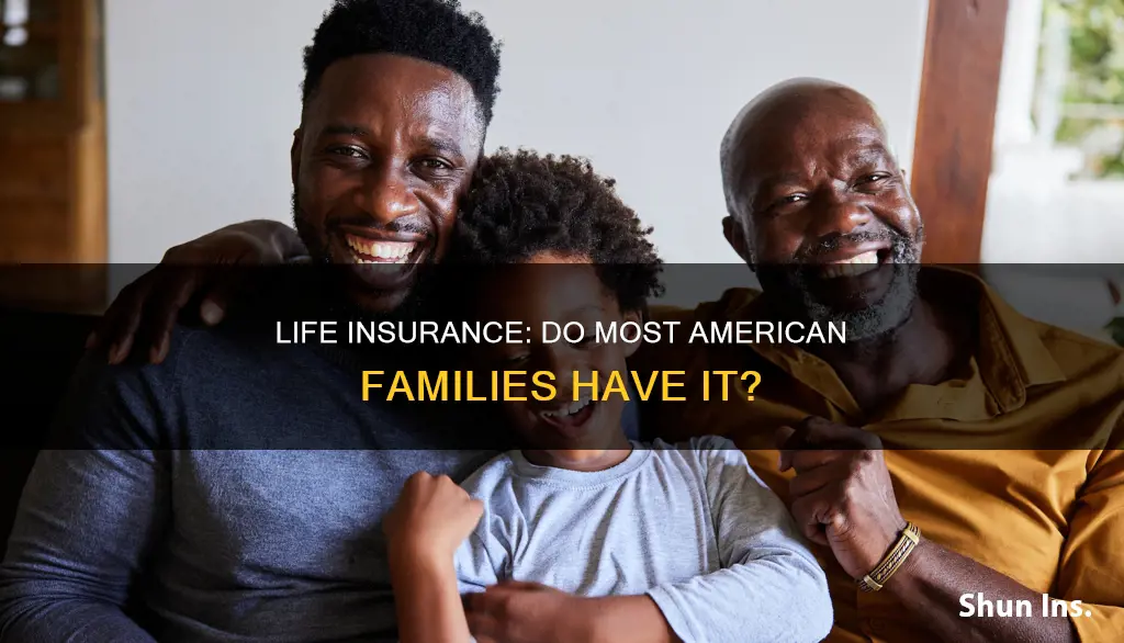 what percent american families have life insurance