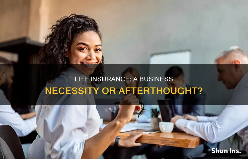 what percent of business use life insurance