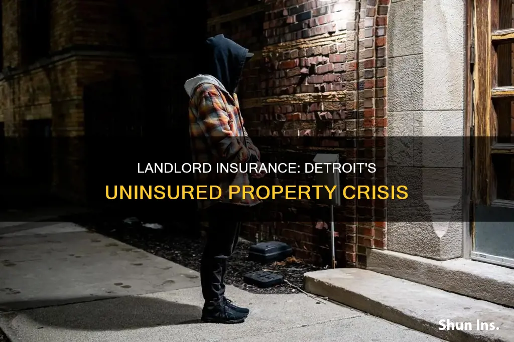what percent of detroit landlords have no homeowners insurance