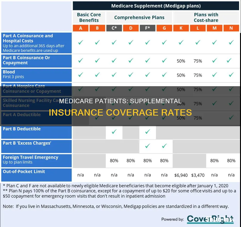 what percent of medicare patients have supplemental insurance