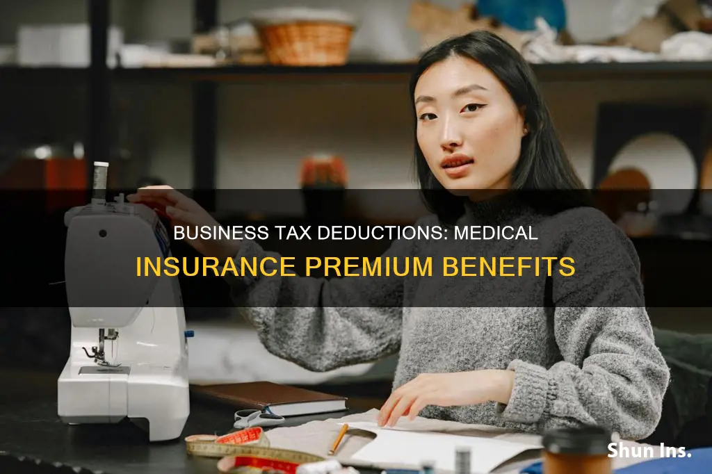 what percentage of medical insurance premiums can a business deduct