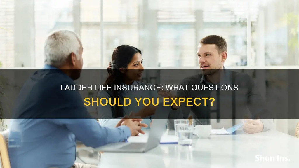what questions does ladder life insurance ask