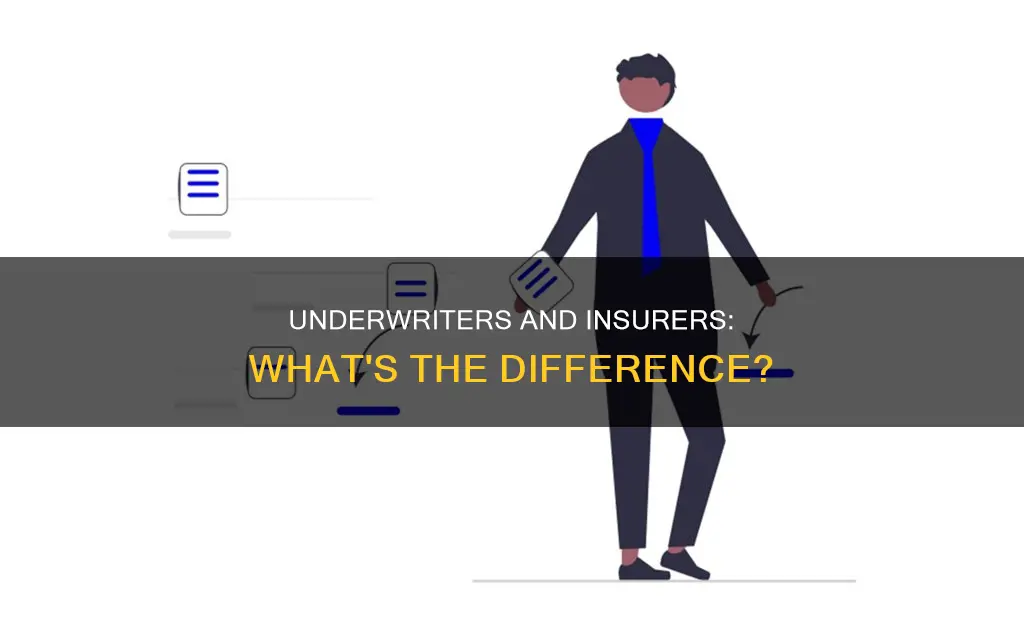 what s the difference between an underwriter and insurer