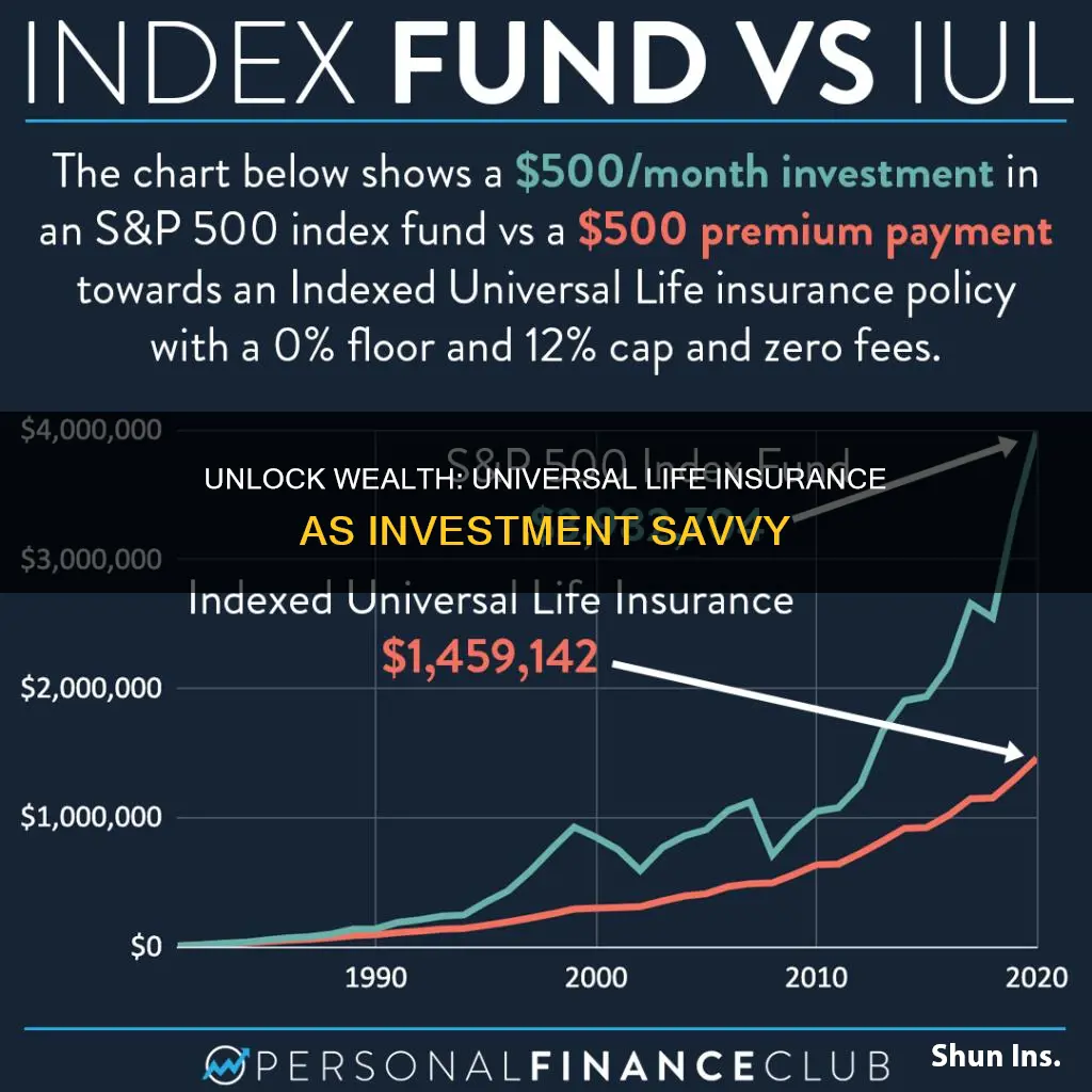 what savings or investment vehicle uses universal life insurance