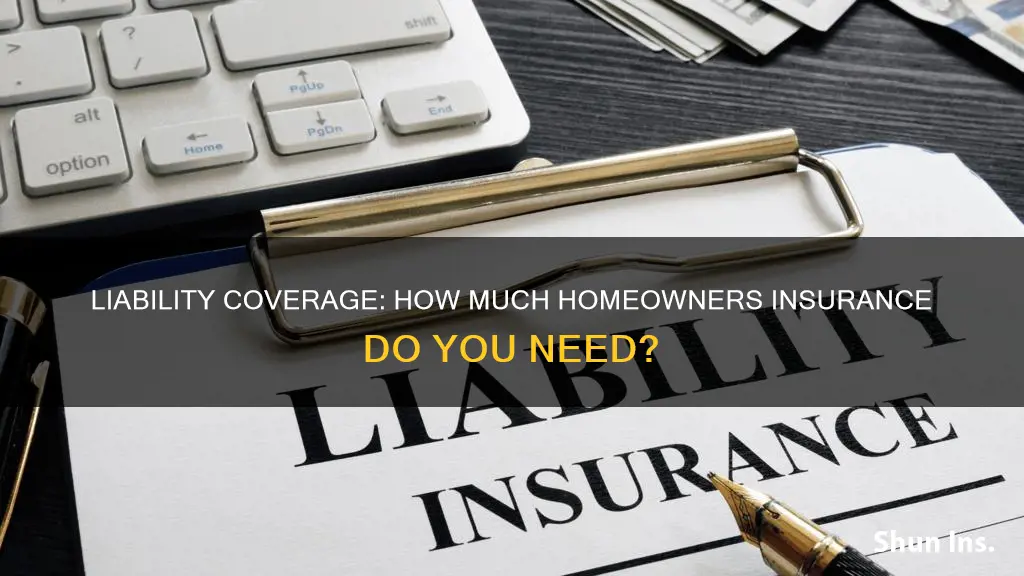 what should homeowners insurance amount be personal liability