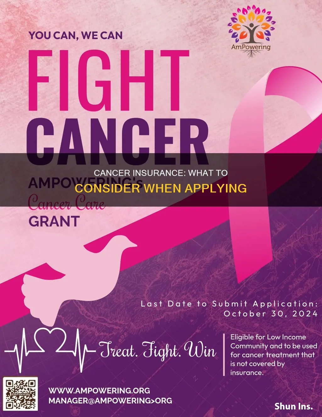 what should I saw when applying for cancer insurance