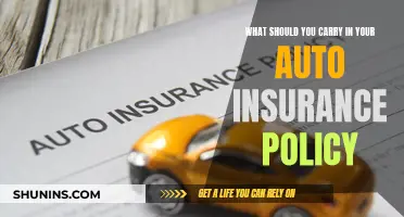 Auto Insurance Policy: What to Carry and Why