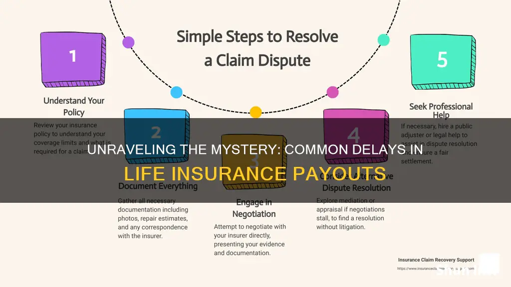 what situations cause delay on life insurance payout