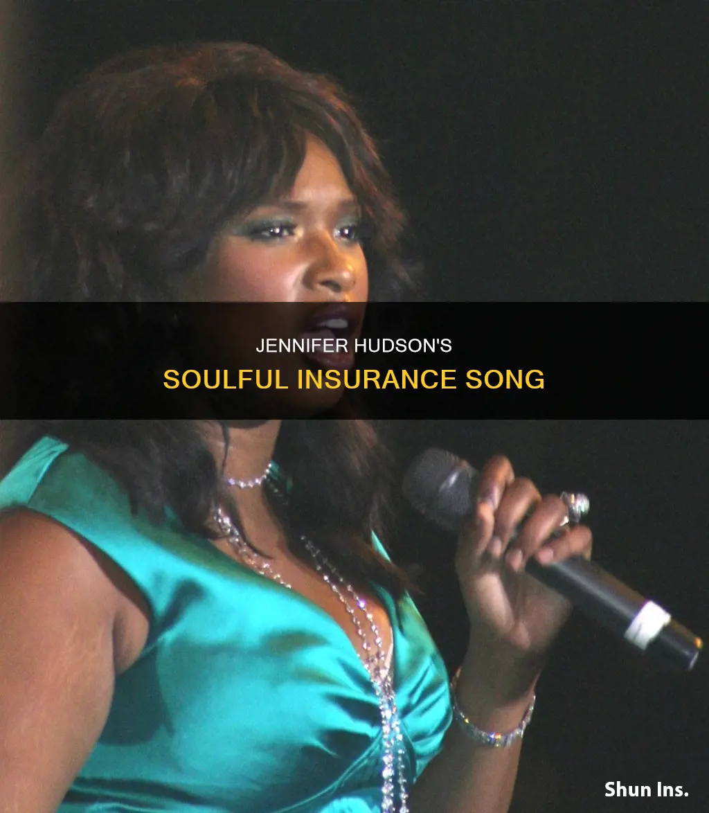what song is jennifer hudson singing in th insurance commercial