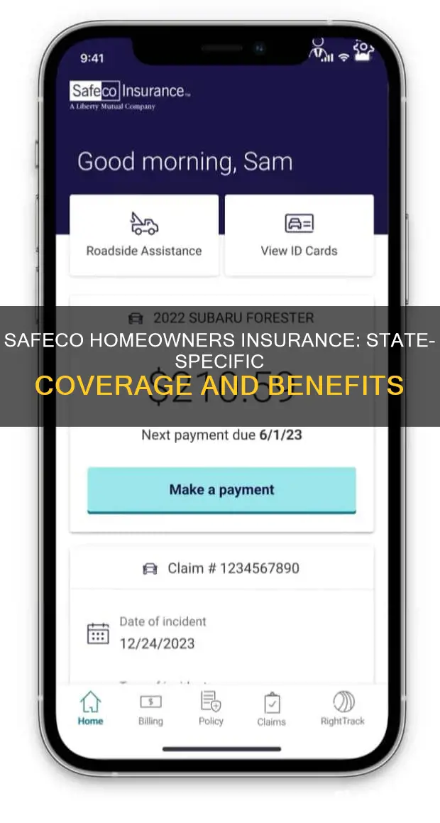 what state is safeco homeowners insurance