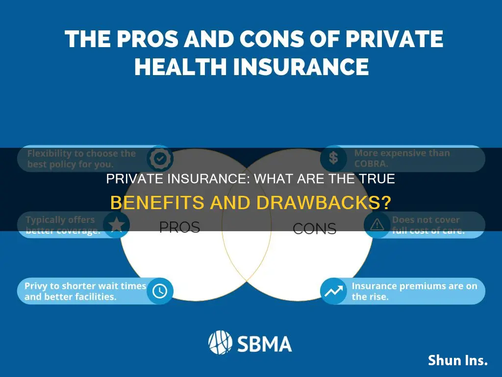 what statements are true about private insurance