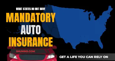 Auto Insurance: States Without Mandatory Coverage Laws