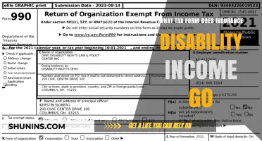 Disability Income and Tax: Which Forms to File?