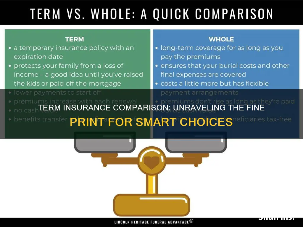 what term insurance compare