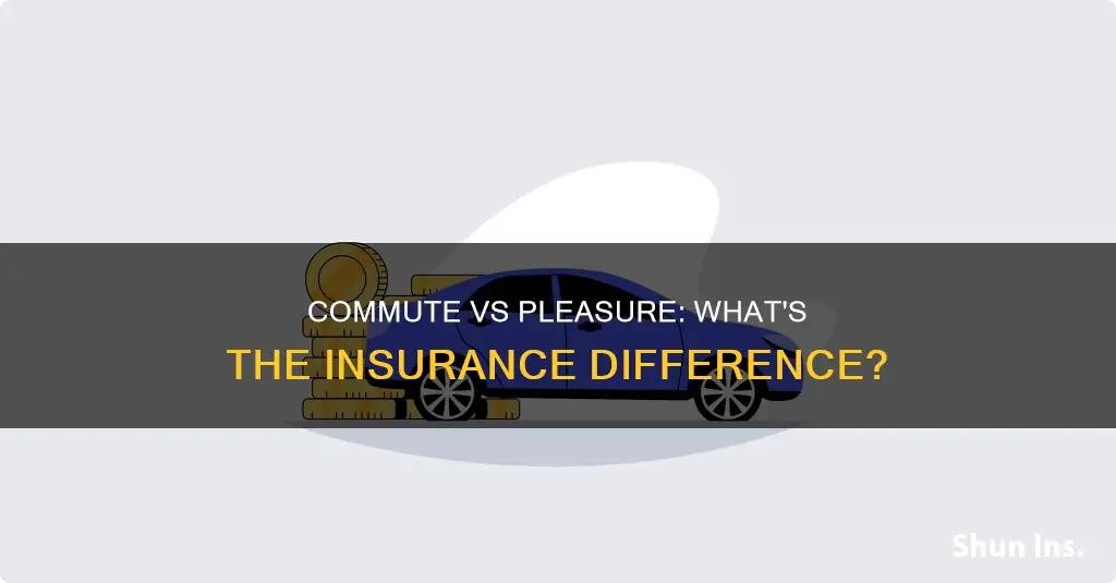 what the difference between commute and pleasure for insurance