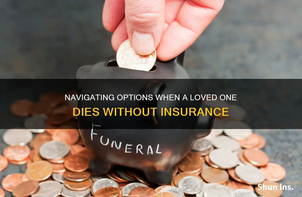 what ti do when someone dies with no life insurance