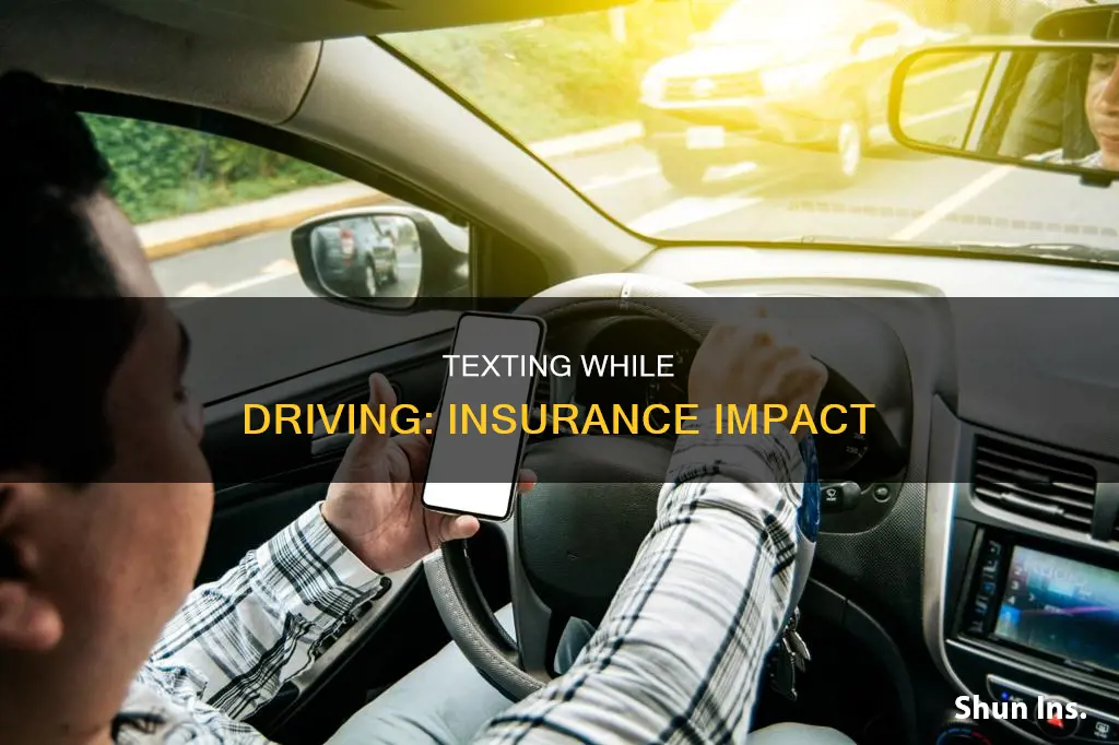 what ticket is texting while driving considered for insurance