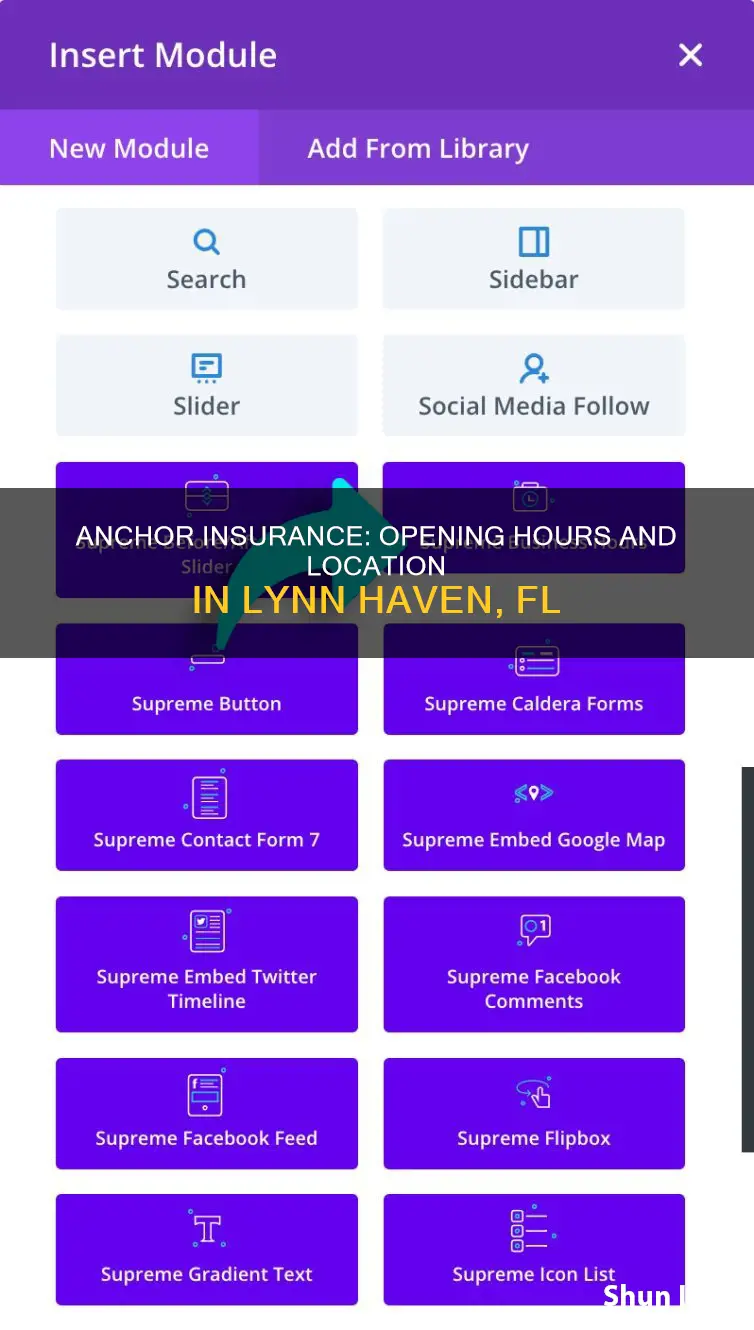 what time does anchor insurance open in lynn haven fl