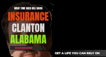 When the Clock Strikes: Unraveling Bill Davis Insurance's Working Hours in Clanton, Alabama