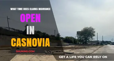 Opening Hours for Clarks Insurance in Casnovia
