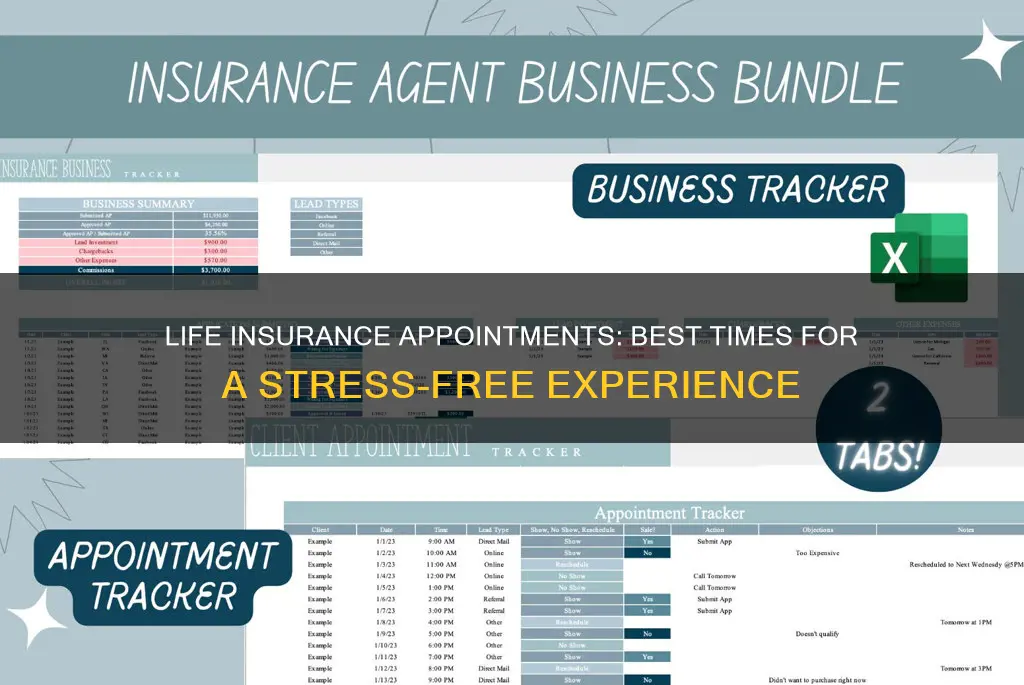 what time of day are life insurance appointments